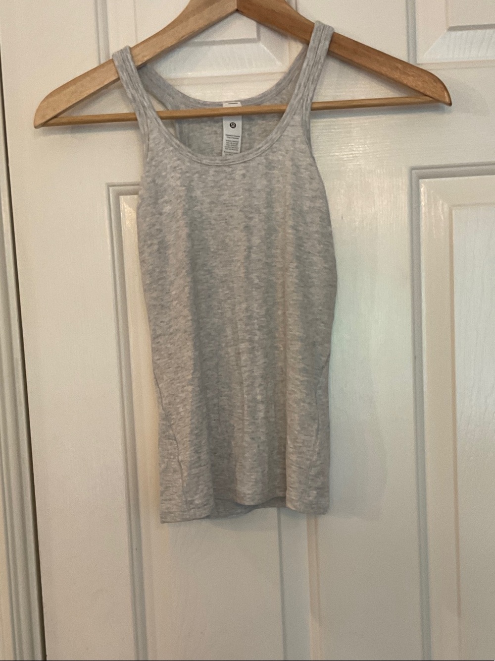 Lululemon Heather Gray Ribbed Tank Top